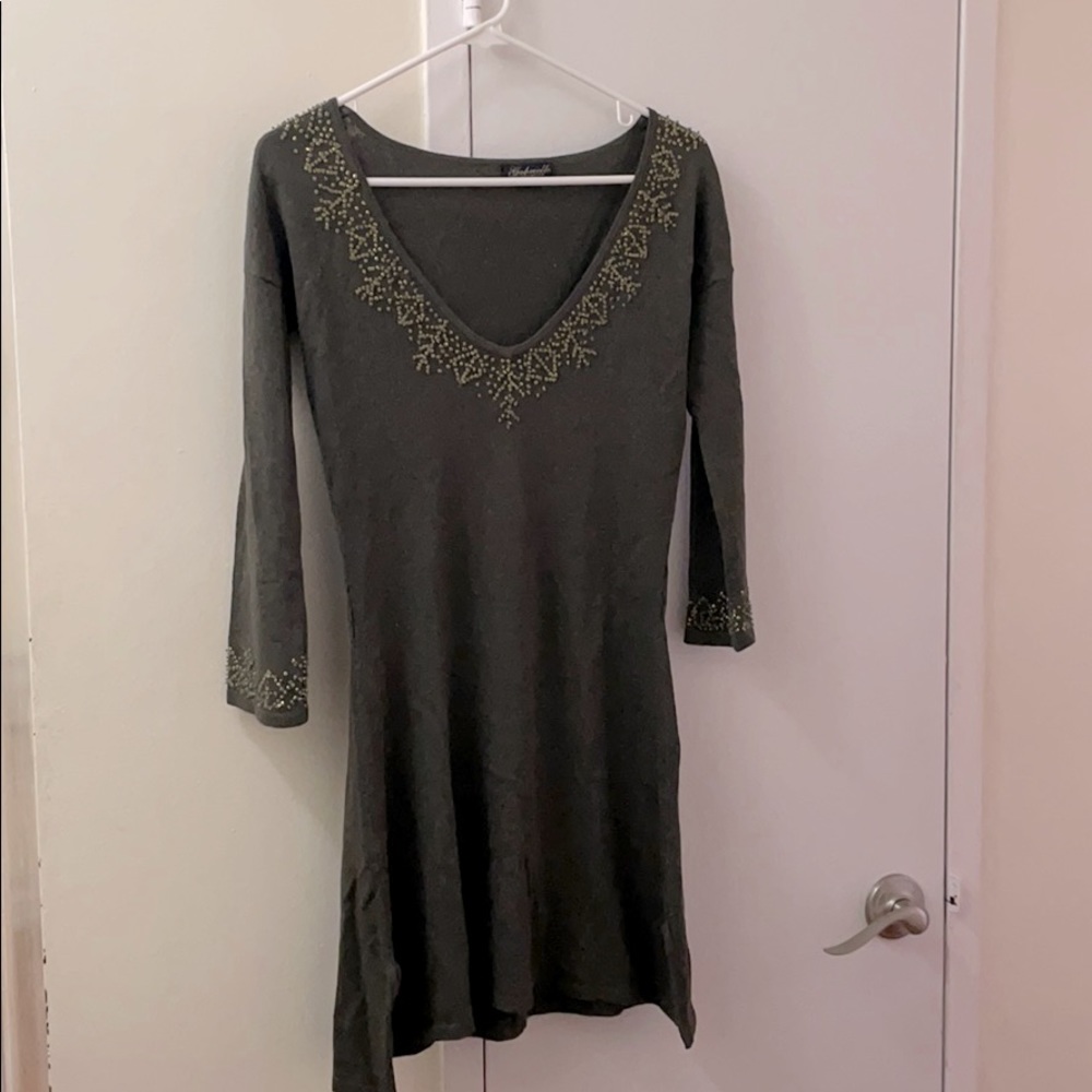 Gabrielle Cashmere, Evergreen Dress.